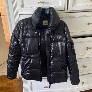 SAM Puffer Jacket Black Ski Jacket Down Puffy